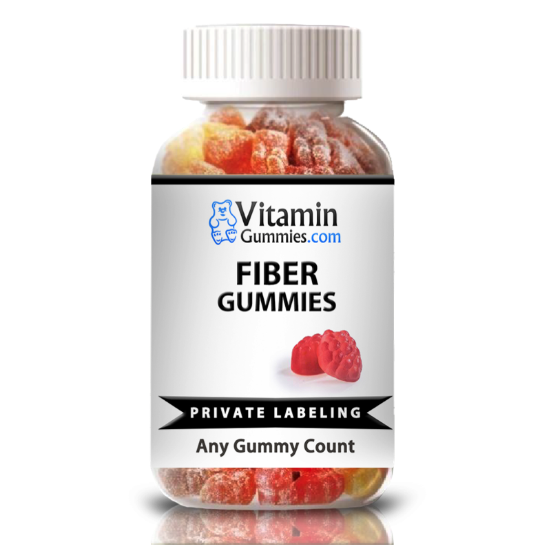 private label fiber vitamin gummy supplement