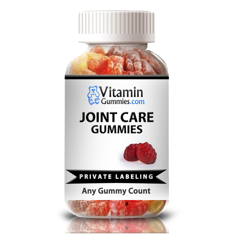 private label joint care vitamin gummy supplement