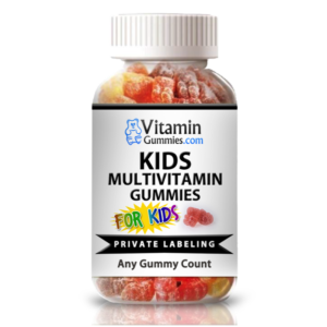 private label kids multi vitamin gummy supplement