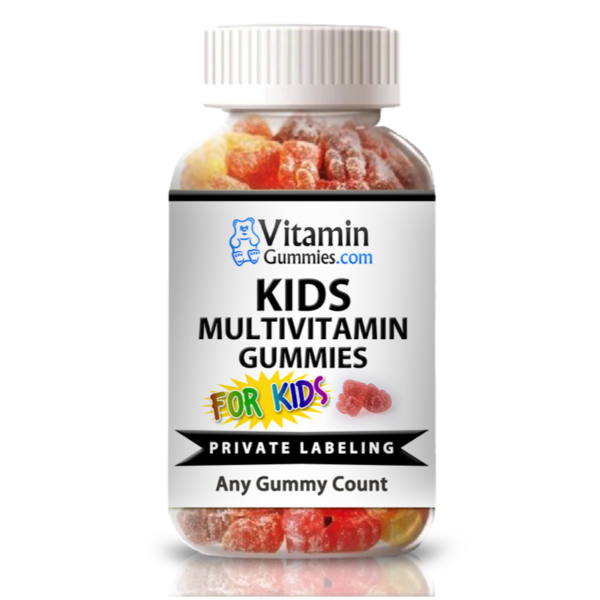 private label kids multi vitamin gummy supplement