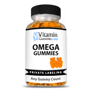 private label Omega vitamin Gummy supplement