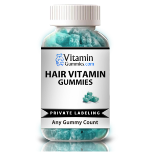 private label hair growth vitamin gummy supplement