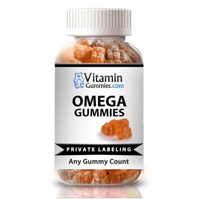 private label Omega vitamin Gummy Vitamins Nutrition Label