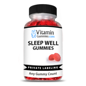 private label sleep well vitamin gummy supplement