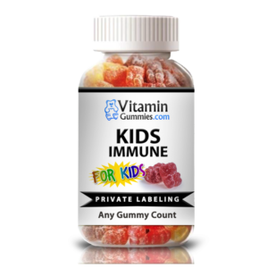 private label kids immune vitamin gummies
