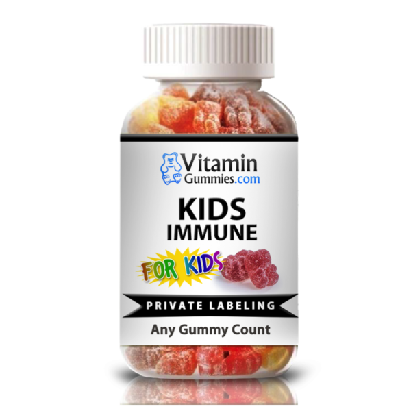 private label kids immune vitamin gummies