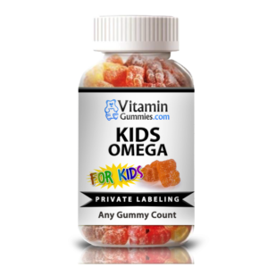 private label kids omega vitamin gummies