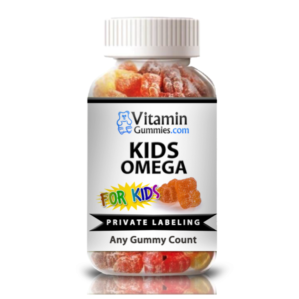 private label kids omega vitamin gummies