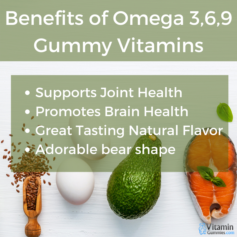 Benefits of Omega 3,6,9 Gummy Vitamins