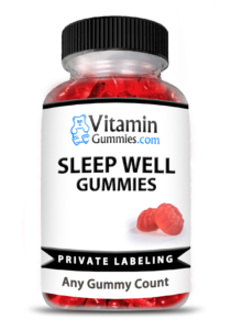 private label sleep well vitamin gummy supplement
