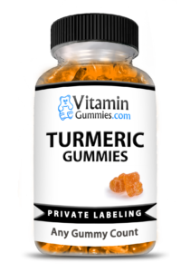 Private Label Turmeric Vitamin Gummies Bottle